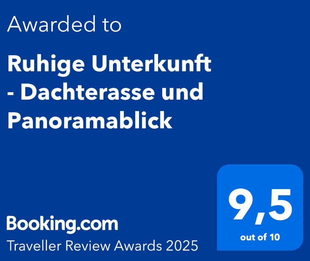 Ruhige Unterkunft - Dachterasse Und Panoramablick Warstein Ngoại thất bức ảnh